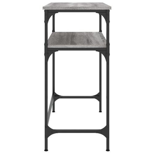 Konsolbord 75x35,5x75 cm konstrueret træ grå sonoma-eg