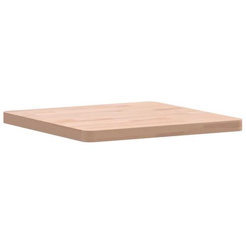 Bordplade 40x40x2,5 cm firkantet massivt bøgetræ