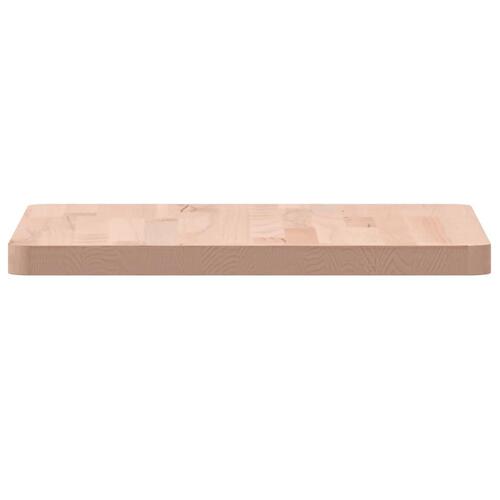 Bordplade 40x40x2,5 cm firkantet massivt bøgetræ