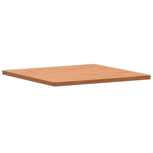 Bordplade 70x70x2,5 cm firkantet massivt bøgetræ