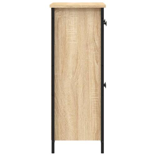 Skænk 70x30x80 cm konstrueret træ sonoma-eg