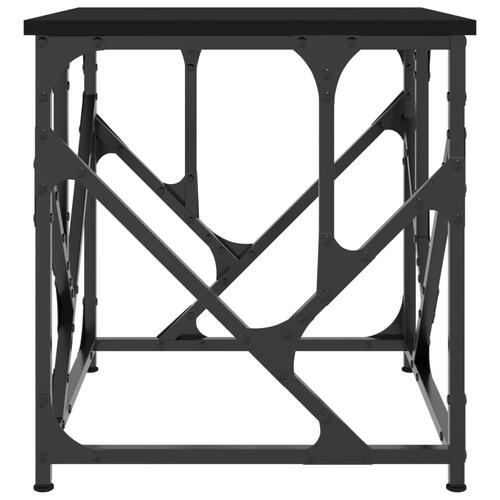 Sofabord 45x45x47,5 cm konstrueret træ sort