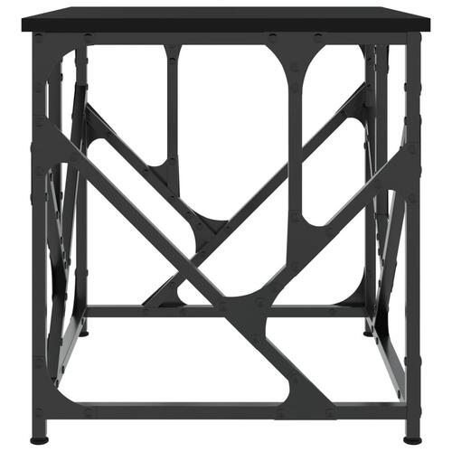 Sofabord 45x45x47,5 cm konstrueret træ sort