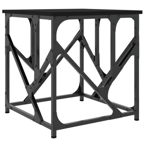 Sofabord 45x45x47,5 cm konstrueret træ sort