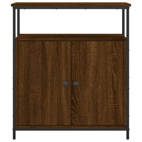 Skab 70x30x80 cm konstrueret træ brun egetræsfarve