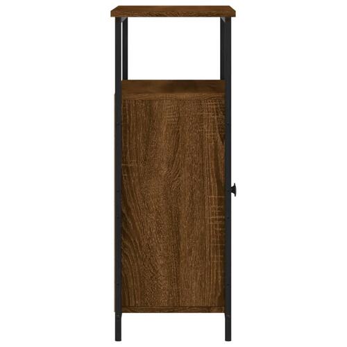 Skab 70x30x80 cm konstrueret træ brun egetræsfarve