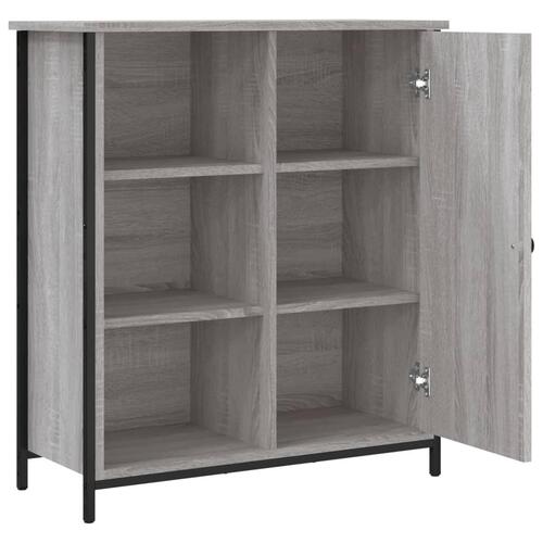 Skænk 70x30x80 cm konstrueret træ grå sonoma-eg