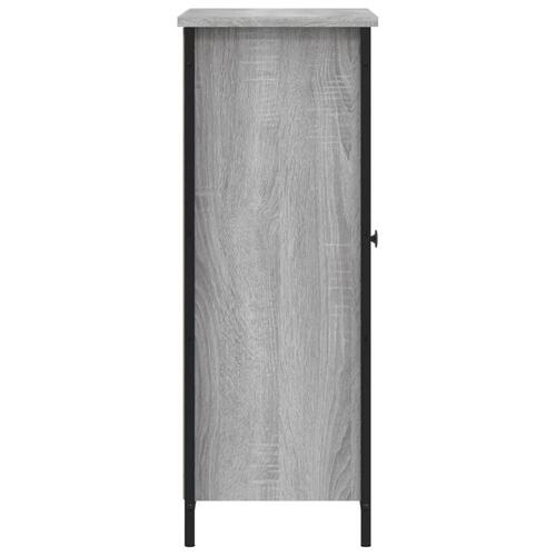 Skænk 70x30x80 cm konstrueret træ grå sonoma-eg