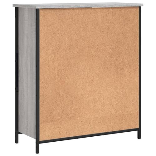 Skænk 70x30x80 cm konstrueret træ grå sonoma-eg
