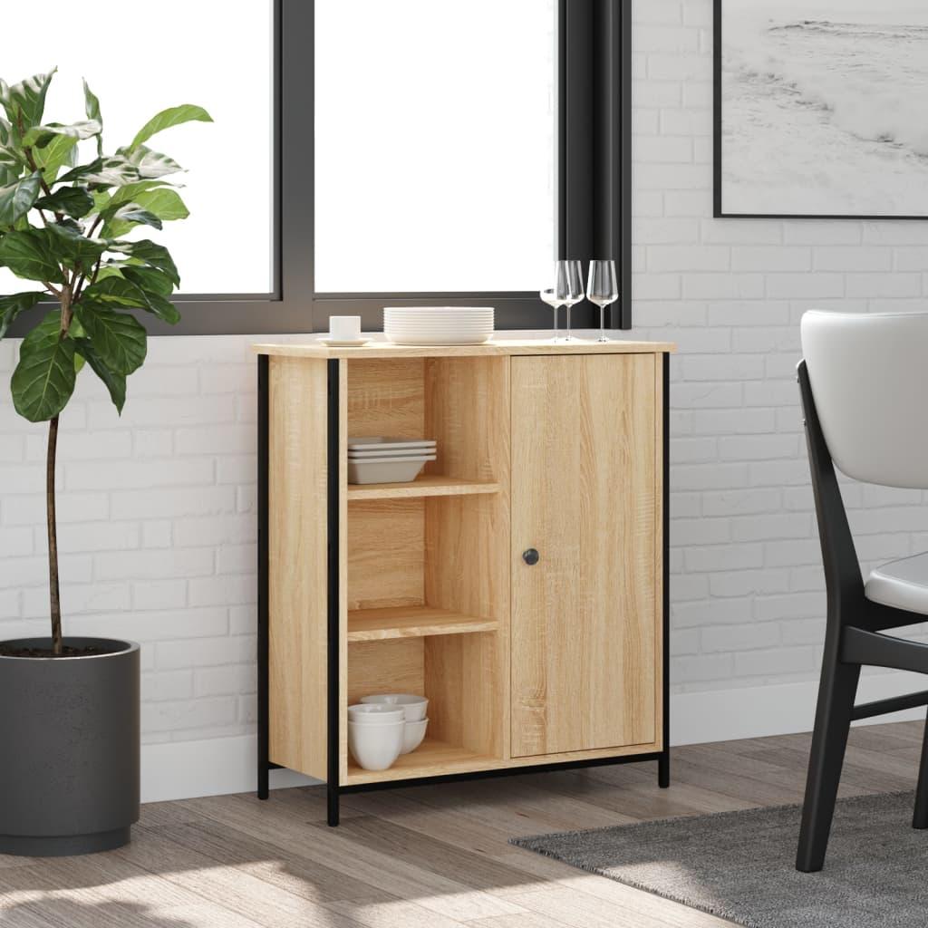 Skænk 70x30x80 cm konstrueret træ sonoma-eg