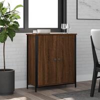 Skab 70x30x80 cm konstrueret træ brun egetræsfarve