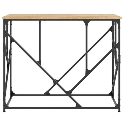 Konsolbord 100x40x80 cm konstrueret træ sonoma-eg