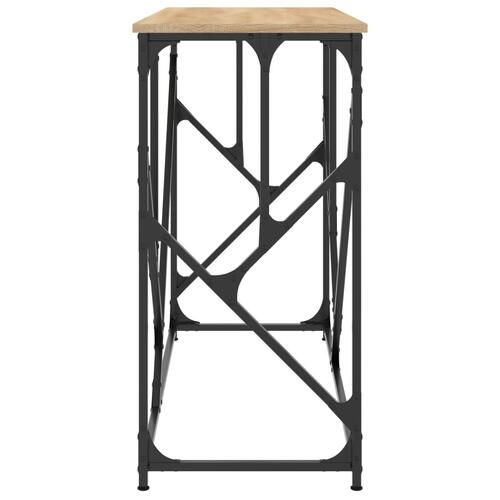 Konsolbord 100x40x80 cm konstrueret træ sonoma-eg