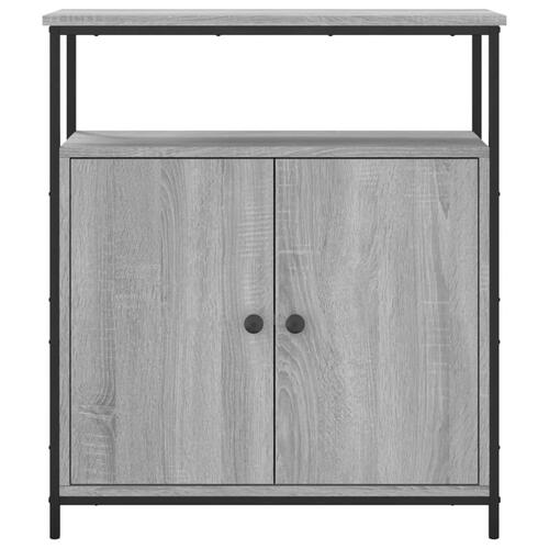 Skænk 70x30x80 cm konstrueret træ grå sonoma-eg