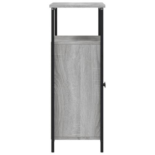 Skænk 70x30x80 cm konstrueret træ grå sonoma-eg