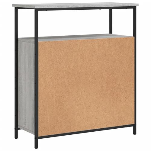 Skænk 70x30x80 cm konstrueret træ grå sonoma-eg