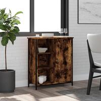 Skænk 70x30x80 cm konstrueret træ røget egetræsfarve