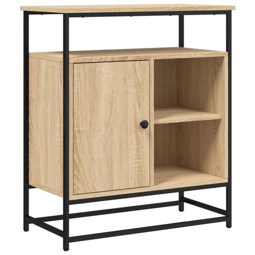 Skænk 69x35x80 cm konstrueret træ sonoma-eg