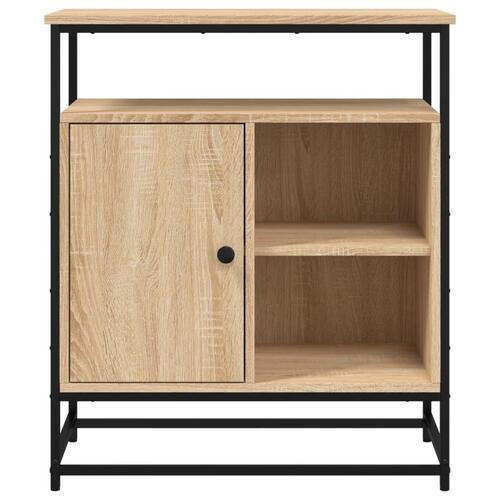 Skænk 69x35x80 cm konstrueret træ sonoma-eg
