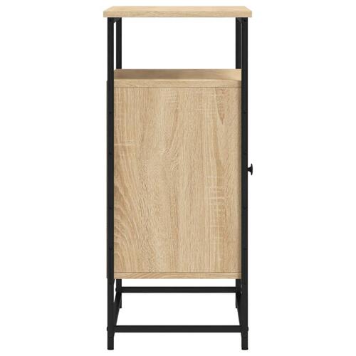 Skænk 69x35x80 cm konstrueret træ sonoma-eg