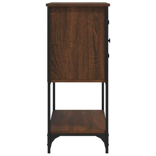 Skænk 100x36x85 cm konstrueret træ brun egetræsfarve