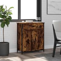 Skænk 70x30x80 cm konstrueret træ røget egetræsfarve