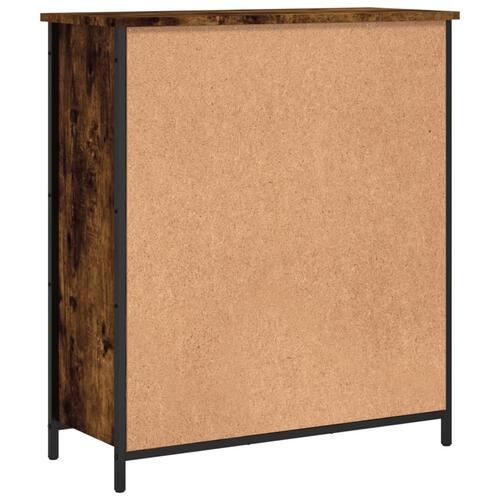 Skænk 70x30x80 cm konstrueret træ røget egetræsfarve