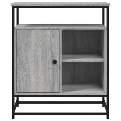 Skænk 69x35x80 cm konstrueret træ grå sonoma-eg