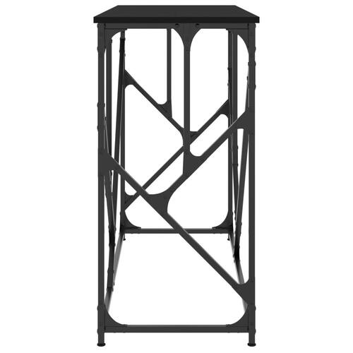 Konsolbord 100x40x80 cm konstrueret træ sort
