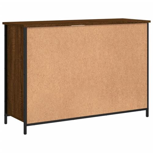 Skænk 100x35x70 cm konstrueret træ brun egetræsfarve