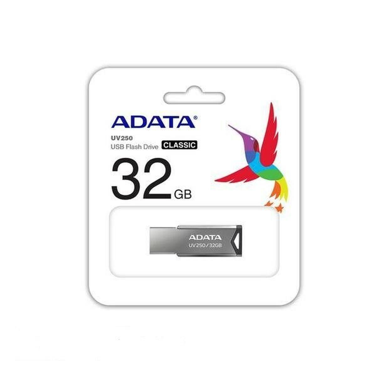 USB-stik Adata UV250 Sølvfarvet 32 GB