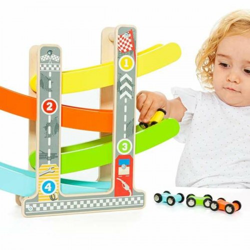 Bilbane i træ med ramper - Moltó