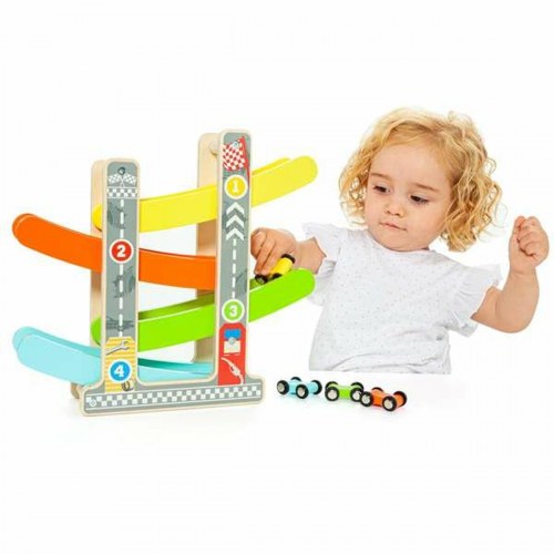 Bilbane i træ med ramper - Moltó