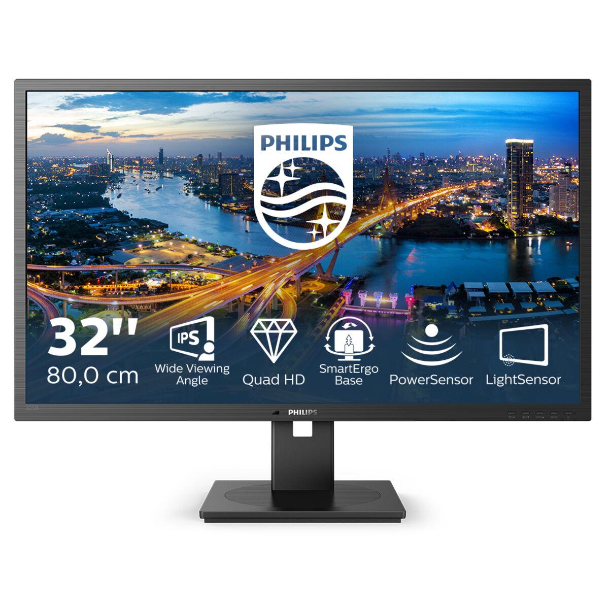 Skærm Philips 325B1L/00 31,5" IPS LED LCD Flicker free 75 Hz 50-60 Hz