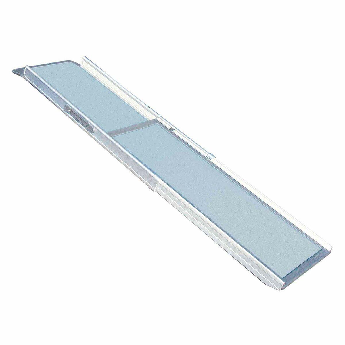 Trixie T3940 teleskopisk hunderampe - grå aluminium/plast, 43 × 100-180 cm