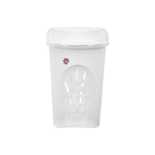 Vasketøjskurv Stefanplast Hvid Plastik 50 L 37 x 56 x 39 cm (6 enheder)