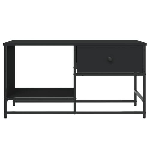 Sofabord 85,5x51x45 cm konstrueret træ sort