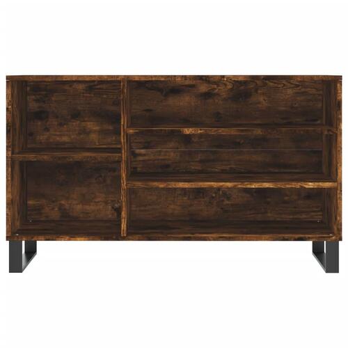 Skoskab 102x36x60 cm konstrueret træ røget egetræsfarve