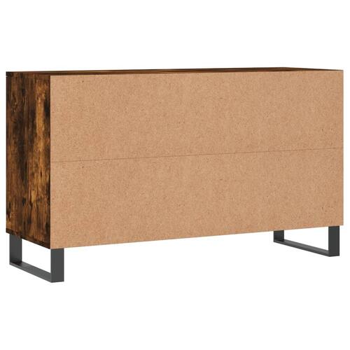 Skoskab 102x36x60 cm konstrueret træ røget egetræsfarve