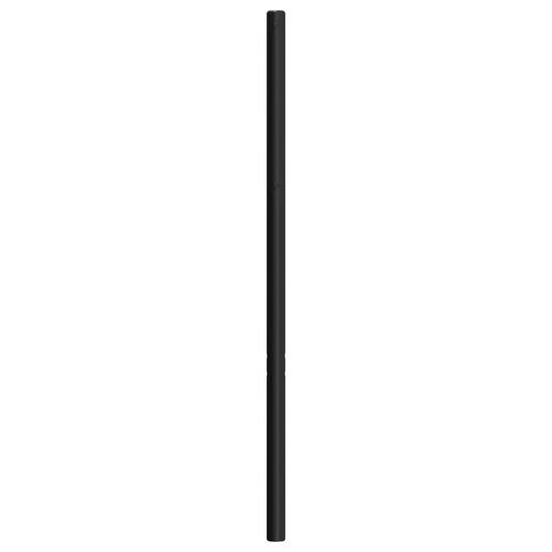 Sengegavl 75 cm metal sort