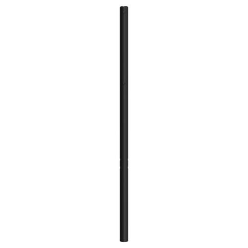 Sengegavl 150 cm metal sort