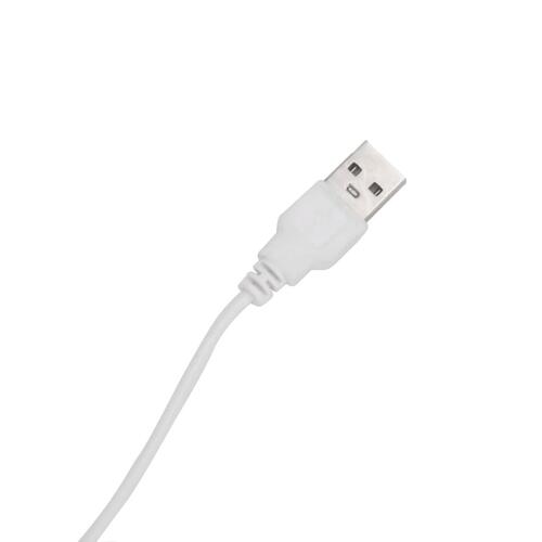 Badeværelsesskab med spejl og LED-lys 42x13x70 buet hvid
