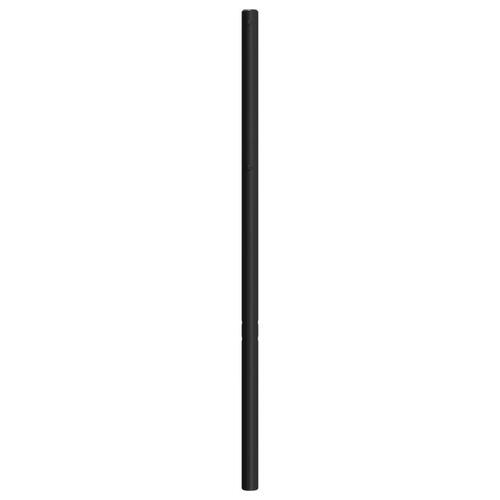 Sengegavl 90 cm metal sort