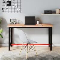Arbejdsbænk 150x55x81,5 cm massivt bøgetræ og metal