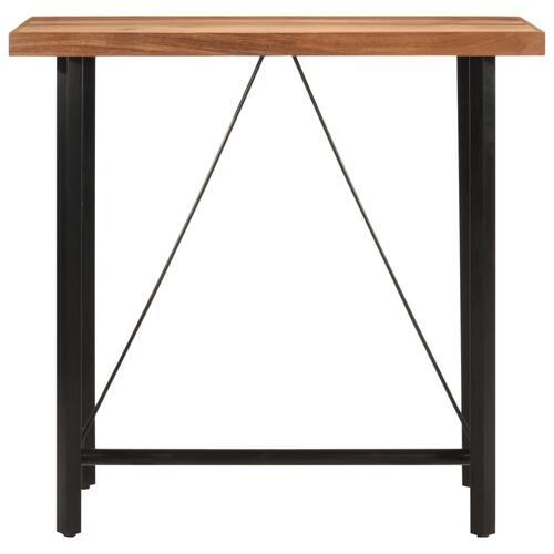 Barbord 110x55x107 cm massivt akacietræ og jern