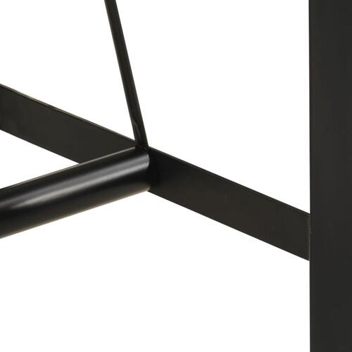 Barbord 110x55x107 cm massivt akacietræ og jern