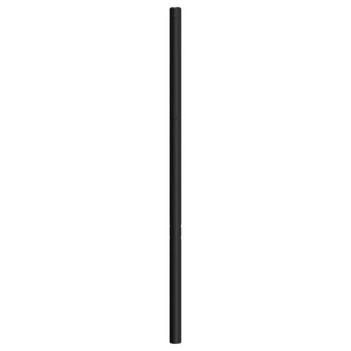 Sengegavl 180 cm metal sort