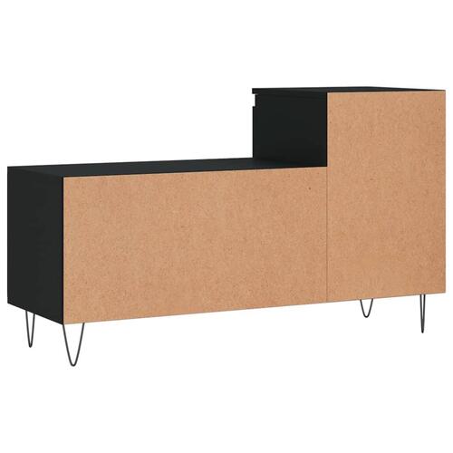 Skoreol 102x36x60 cm konstrueret træ sort