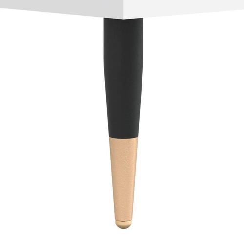 Sofabord 100x50x45 cm konstrueret træ hvid