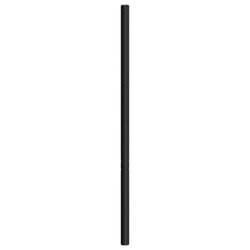 Sengegavl 80 cm metal sort